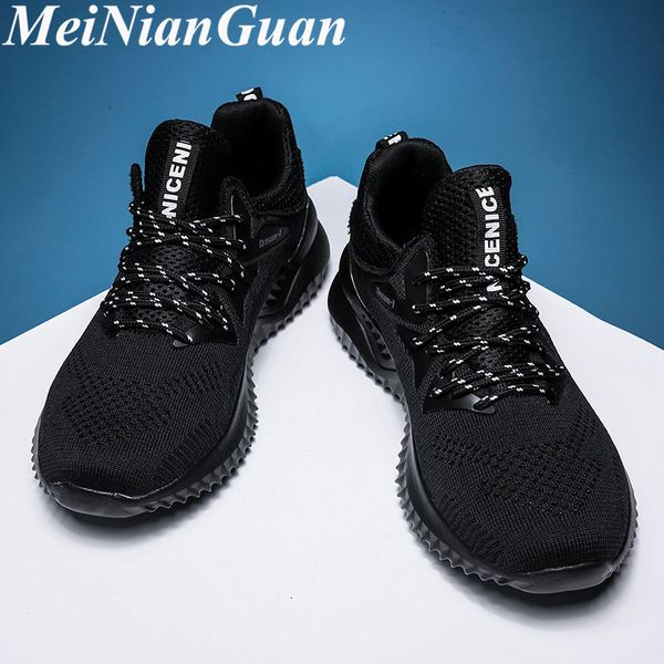 

light running shoes men lace up summer sneakers big size men's sports shoes male flat training footwear man mesh tennis shoe b2