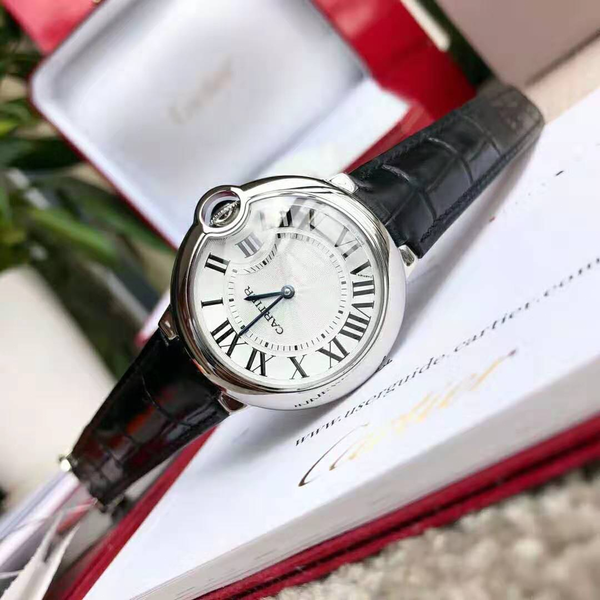 

Cla ic de igner blue balloon brand fa hion watch luxury liner tank leopard erie diamond black paint leopard jewelry ladie watch 28 300b, Slivery;brown