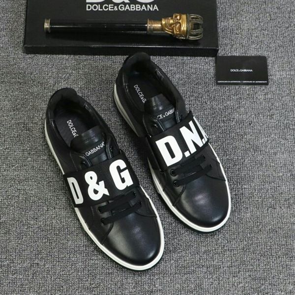 

a8 fashion trendy casual men's shoes, comfortable luxury men's shoes leather sneakers original box packaging zapatos hombre, Black