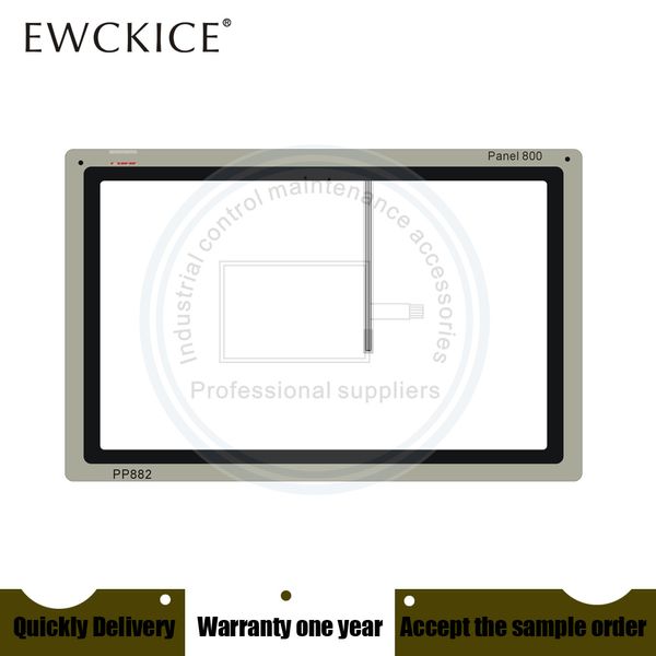 Pannello 800 PP882 Parti di ricambio 3BSE069275R1 PLC HMI TouchScreen industriale E Pellicola etichetta frontale