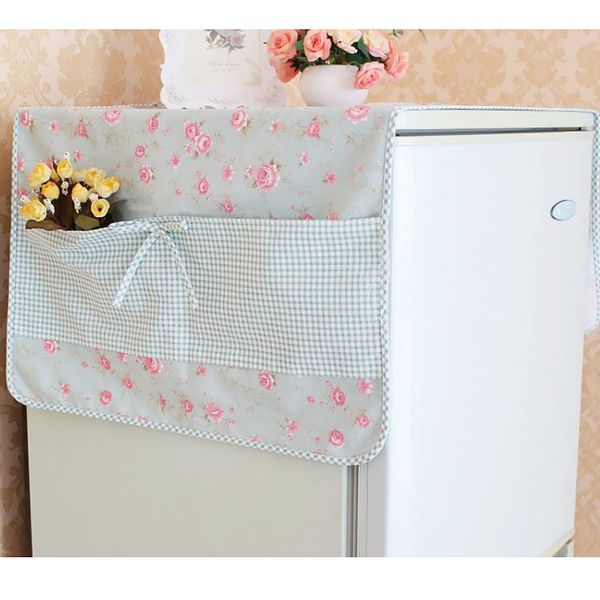 

light green fridge dust proof cover washing machine cover for kitchen decor