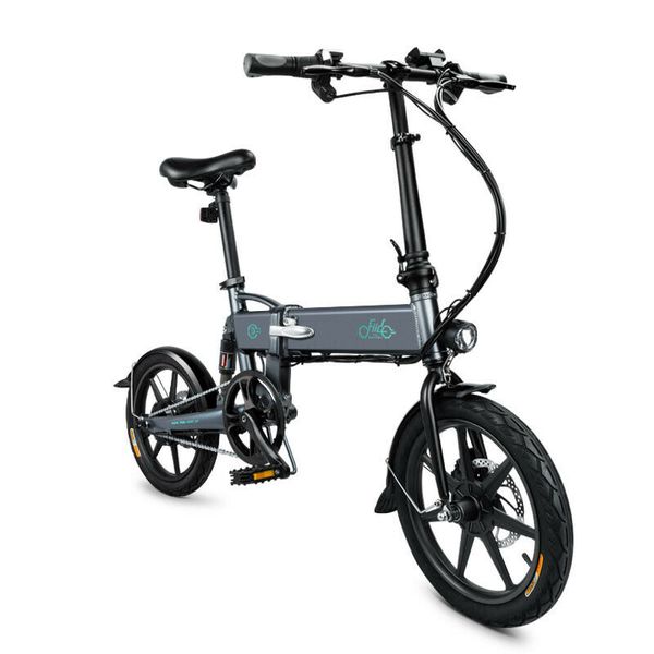 

FIIDO D2 16 " колеса электрические велосипеды 7.8 Ah темно-серый E-складной велосипед 250 Вт Макс 25 км/ч