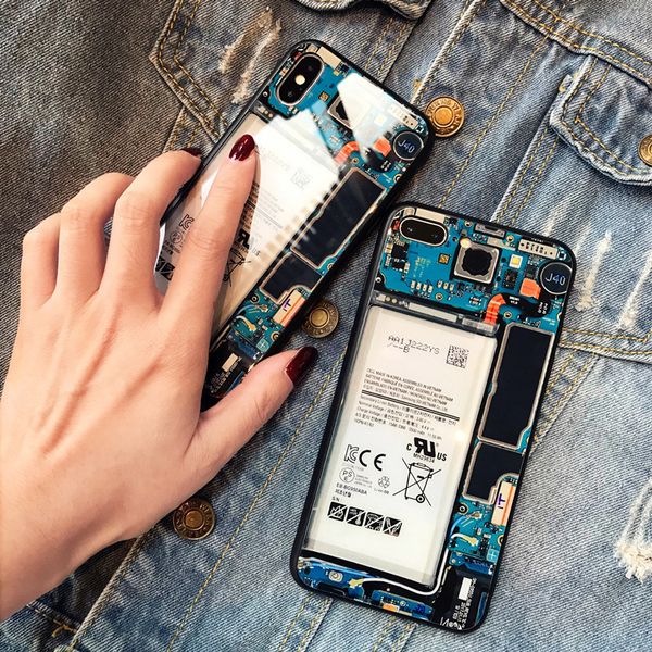 

one pcs case for iphone 11 11pro 11pro max xs max xs xr x 8 7 6 plus case battery individuality tpu+pc back cover in stock