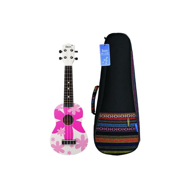 

irin 21inch soprano ukulele hawaii guitar with gig bag carry bag musical instrument