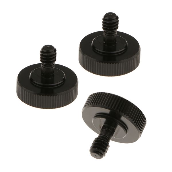

3 pieces 1/4 tripod conversion screw shoe adapter for l type stand mount