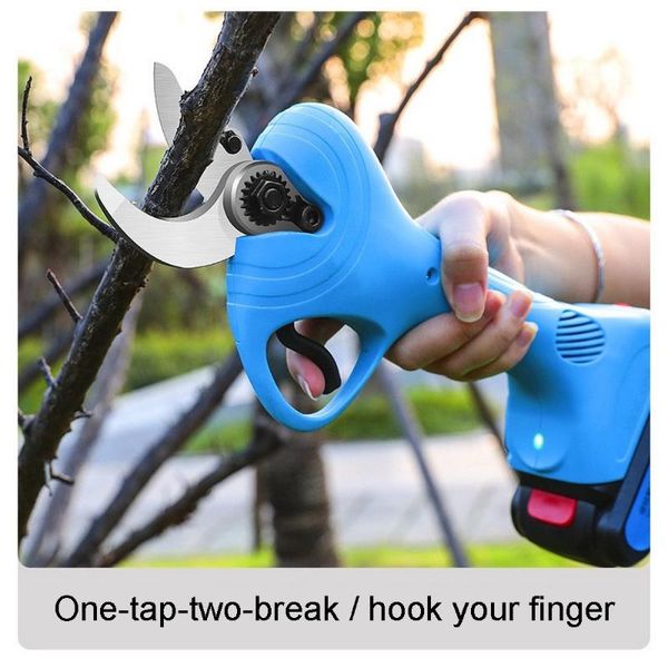 

electric pruning scissors pruning shears 21v 2ah lithium battery garden pruner rechargeable wireless machine podadora