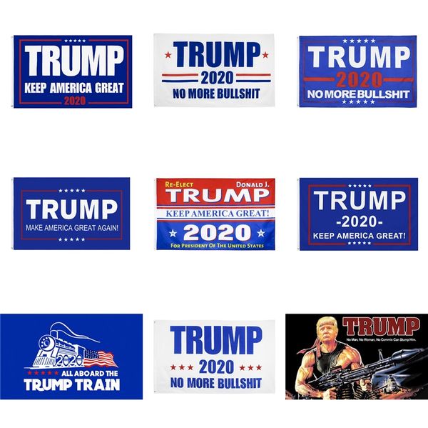 

trump flag 3x5 for usa 2020 president re-elect wholesale flag banner 10 clolor designs for sale #881