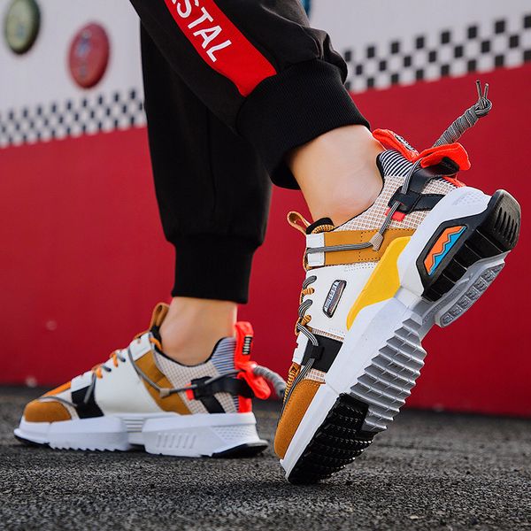 

black white red mixed colors men casual shoes plus size 44 stretch sock shoes men weave sneakers running footwear