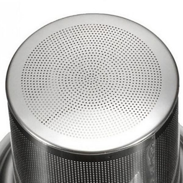 

tea mesh infuser reusable tea strainer teapot stainless steel loose tea leaf spice filter drinkware kitchen accessories