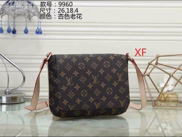 

2020 minimalist brand ladies designers handbag floral ladies casual handbag pu leather shoulder bag ladies wallet luxury handbag wallet--9