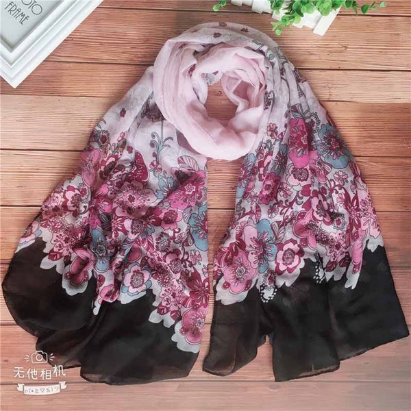 

autumn and winter wholesale designer design fashion chiffon men and women scarf new trend shawl 180*70 boxless 65*180.3 color, Blue;gray