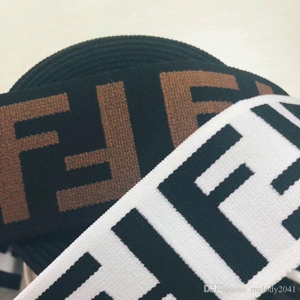 

2019 fa hion ela tic headband luxury de ign white and brown no box europe trendy headwrap