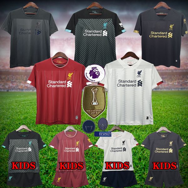 

european cup club jersey liverpoolmen firmino minamino 2020 salah blackout mane 19 20 adriÃ¡n football shirts keita soccer jerseys kids kits, Black;yellow
