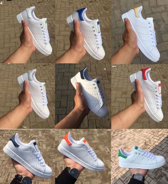 

Hot Sale Top quality women men new stan shoes fashion smith sneakers Casual shoes leather sport classic flats 2019 Size 36-45 A334
