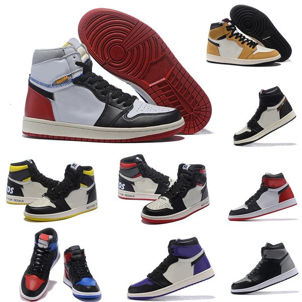 

release 1high og nrg no l s pack basketball shoes 861428-106 1s sail black-varsity red toes outdoor sports shoes size7~12