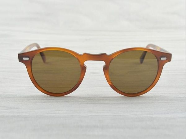 

gregory peck brand designer 45mm 47mm men women sunglasses oliver vintage polarized sunglasses peoples ov5186 retro sun glasses ov 5186, White;black