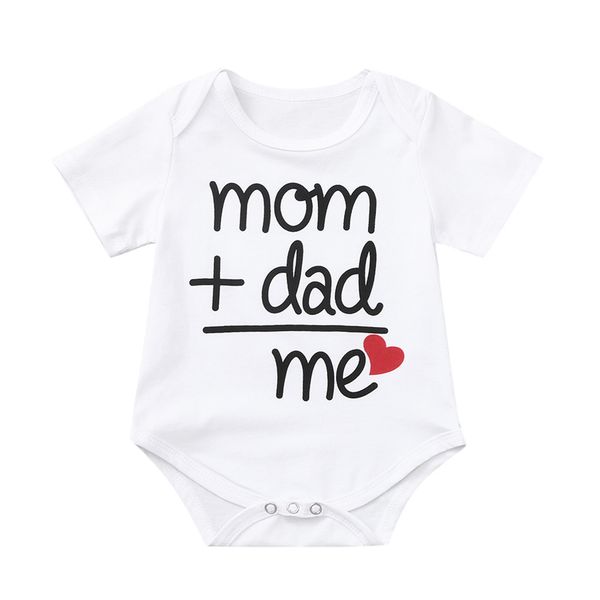 

baby clothes one-piece letter printed bodysuit romper clothes summer boy sports kids fashion clothe roupa infantil, White