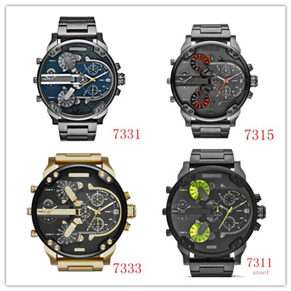 

Hot Selling Men diesels watches Reloj Hombre Fashion Mens Quartz Watch Relogio Military Sport DZ Wristwatch Male clock Steel strap watch