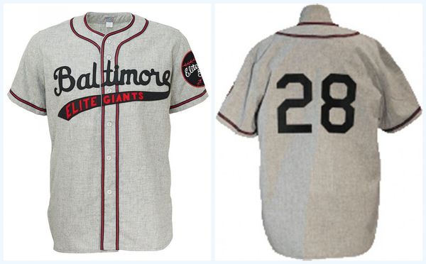 

Baltimore Elite Giants 1949 Road Jersey Any Player or Number Stitch Sewn All Stitched High Quality Free Shipping Baseball Jerseys