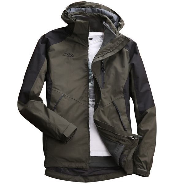 

outdoor men's autumn and winter plus velvet warm mountaineering clothes windproof waterproof quick-drying cold men