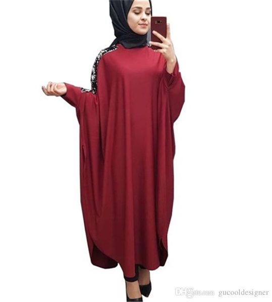 

women panelled sequins fashion dresses spring designer pure color ladies dress casual loose crew neck female apparel with split, Black;gray