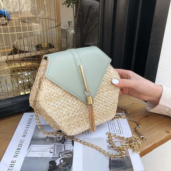 

2019 новых женщин соломенная сумочка женская летняя сумка из ротанга ручной работы пляж круг богемия плечо маленькие сумки для женщин
