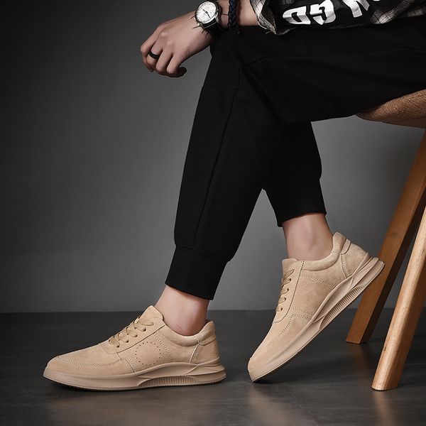

spring casual mens sports vintage para large leather for sapato designer on hombre slip size fashion uomo de shoes mens men, Black