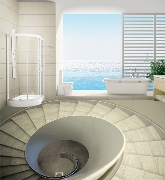 

self-adhesive] 3d spiral staircase 1884 floor wallpaper mural wall print decal wall murals