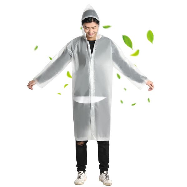 

new thickened raincoats non-disposable eva fashion outdoor rainwear portable lightweight travel raincoat 6 colors ing