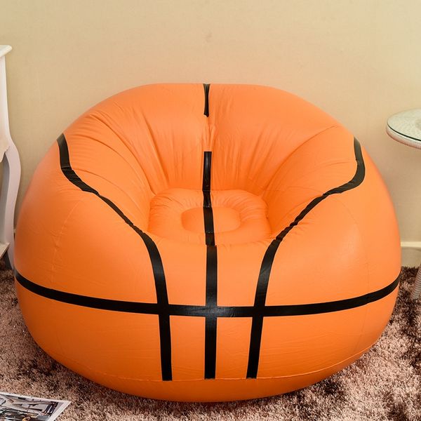 

inflatable lazy football basketball sofa outdoor activities single sofa