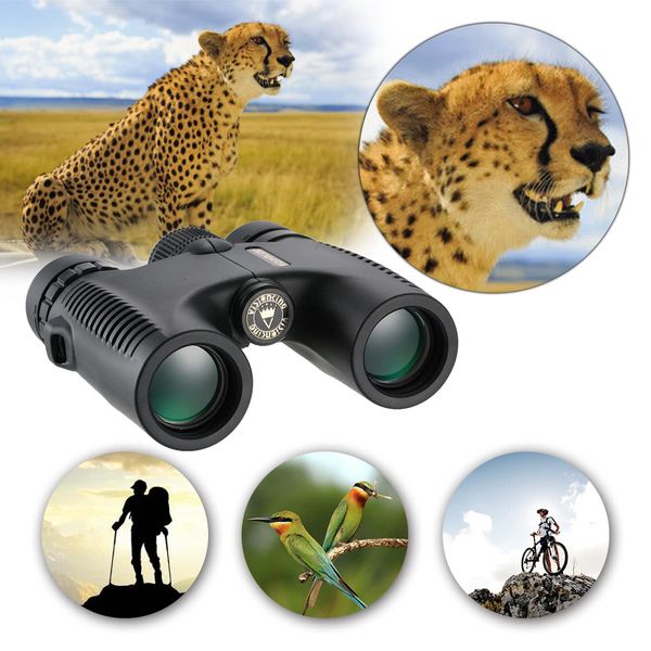 

10x26 binocular bak4 roof prism wide angle zoom binoculars outdoor portable lightweight birdwatching hunting telescope