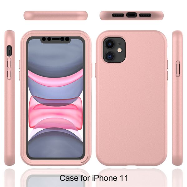 360 Custodia a protezione completa per Samsung Galaxy S20 Plus S10 Luxury TPU + PC Cover protettiva per telefono morbida anteriore e posteriore per iPhone 12 11