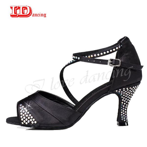 

women dance shoes ballroom salas shoes tango rhinestone summer autumn fashion blue purple plus size jusedanc