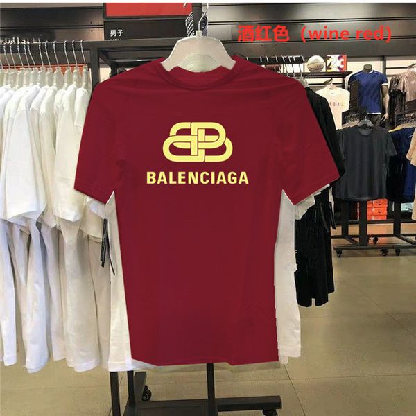 

ba̴lenciaga fashion mens tshirt new summer short sleeve popular printing t-shirt men women couples t-shirt s-5xl, White;black