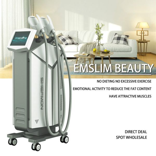 

2020 new emsculpting invention non-invasive strengthening muscle reducing fat slim beauty emslim machine lifting effect of buttocks
