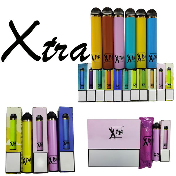 

12 Colors XTRA Disposable e Cigarettes Starter Kits Pre-filled 5ml Oil Cartridges Packaging Vape Pens Device Pods Vaporizer Empty Carts DHL
