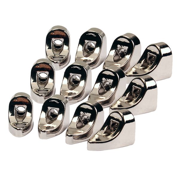 

pack/12pcs chrome banjo brackets stands diy luthier tools