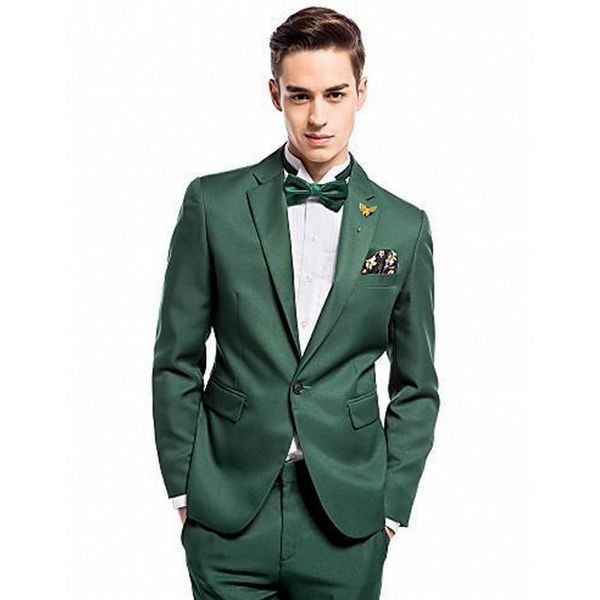 

сшитое groomsmen нотч groom tuxedos темно-зеленый мужские костюмы свадебные шафером свадебные костюмы (куртка + штаны, White;black