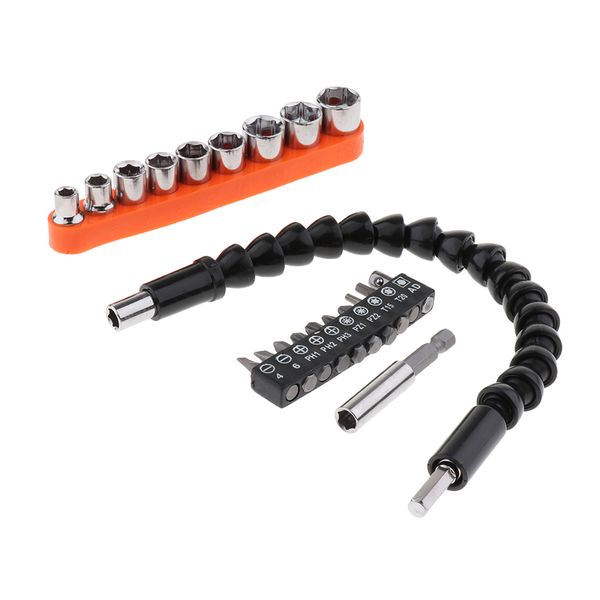 

отвертка гибкий вал сверло удлинитель держатель комлектующее разъем, практический