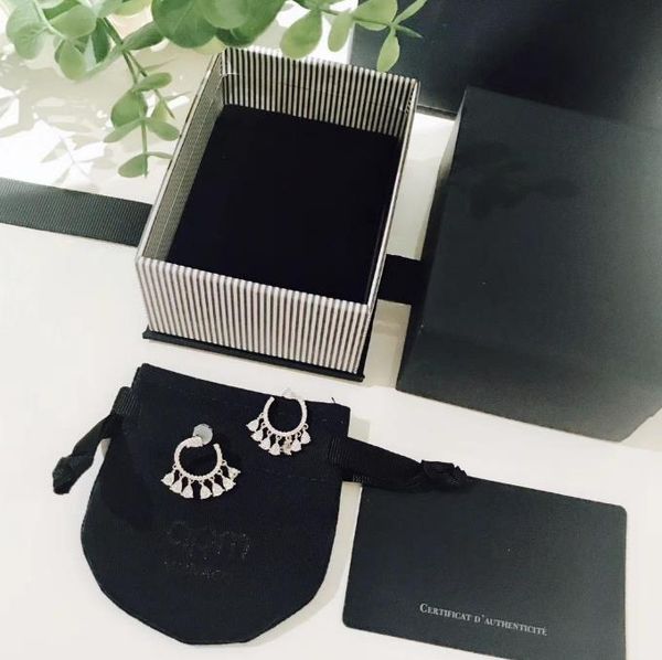 

women wedding engagement earrings jewelry s925 sterling silver material stud earrings luxury jewelry designer brand apm