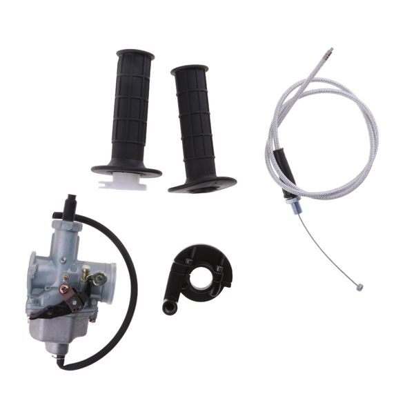 

carburetor with handlebar hand grips throttle cable for honda xr100 xr100r