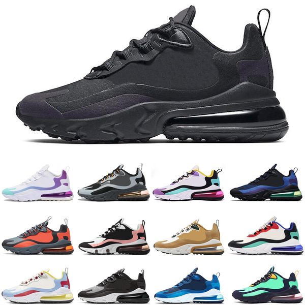 

nike air max airmax 270 270s реагируют мужчины и женщины кроссовки баухуас тройной черный cool grey red на открытом воздухе мужские кроссовк