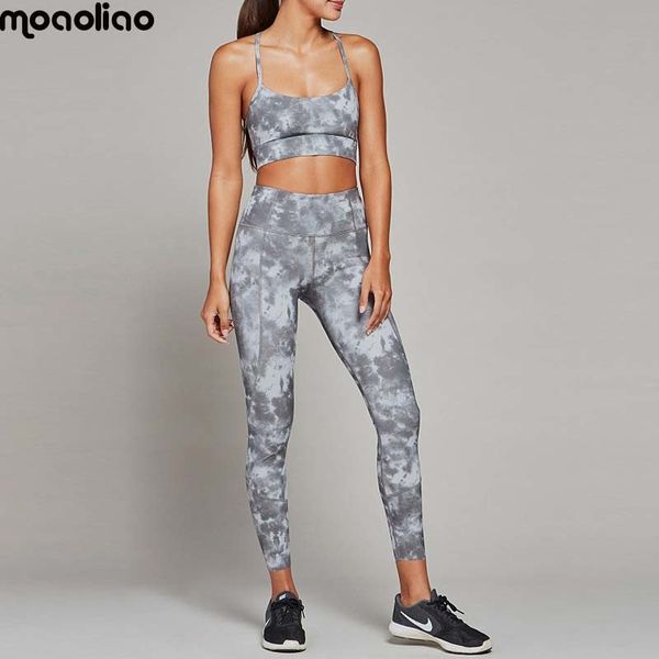 

women gym clothes new yoga suits fitness running tracksuit sports bra+sport leggings+2 piece set