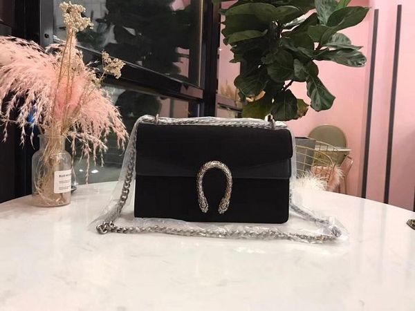 

2018 new arrival women velvet suede handbags elegant shoulder bag fashion contrast colour shoulder bags 28cm ing
