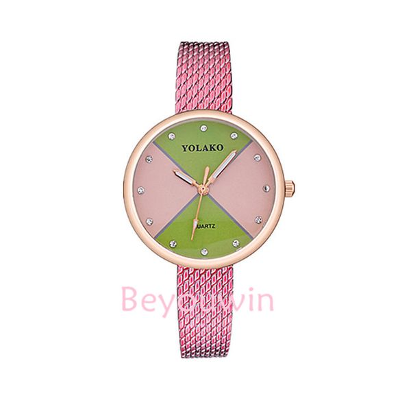 

100pcs/lot fashion mini belt pvc watch for women special dial bracelet leather watch for girl lady, Slivery;brown