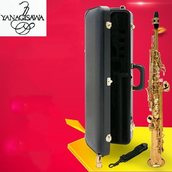 

новый yanagisawa s902 bb сопрано саксофон музыкальные инструменты высокого качества yanagisawa сопрано саксофон с мундштуком подарок