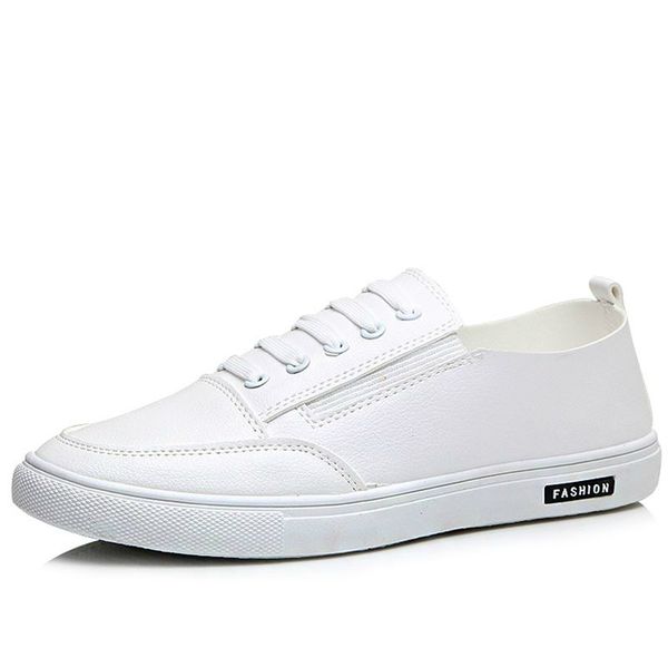 

lism mens shoes casual platform shoes 2018 spring fashion white casual lazy breathable non-slip men's cheap, Black