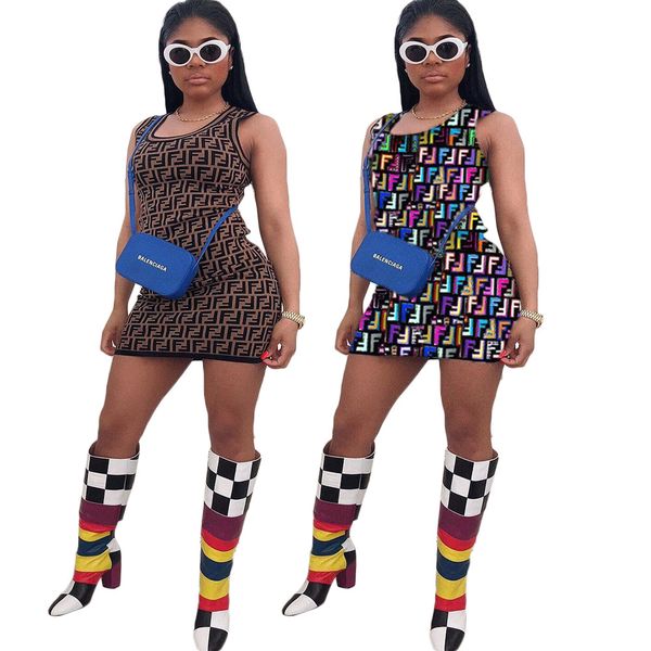 

Luxury women ummer dre f letter printed kinny leevele dre e de igner women fa hion clothe hipping