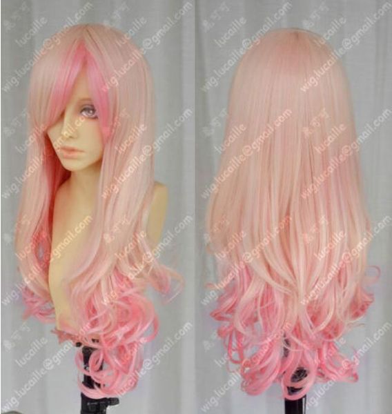 

wig harajuku sea baby fashion gradual change long cos wig ing