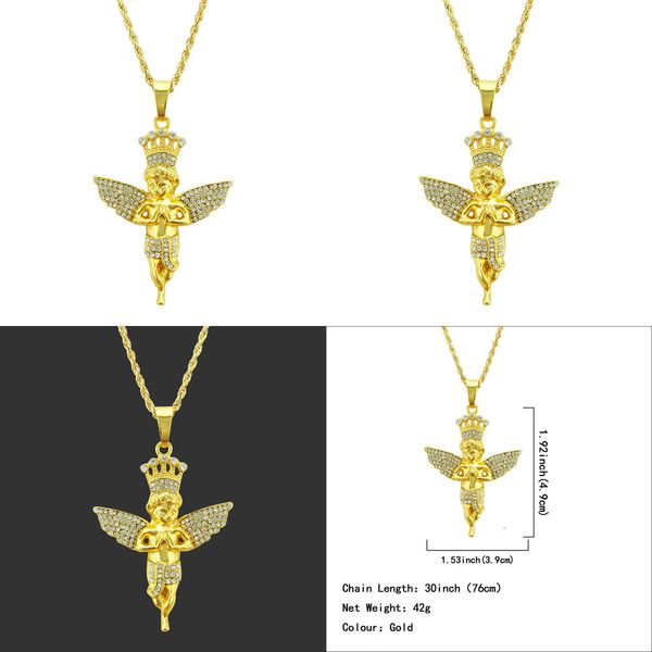 

hip-hop necklace pendeloque cut necklace ornaments hip-hop pendant necklace designer jewelry collier de diamants, Silver